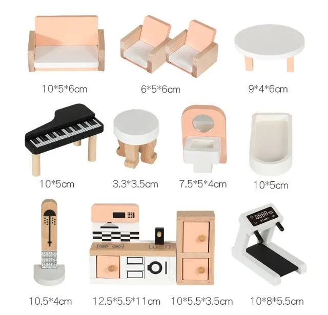 Wooden Mini Furniture Toys